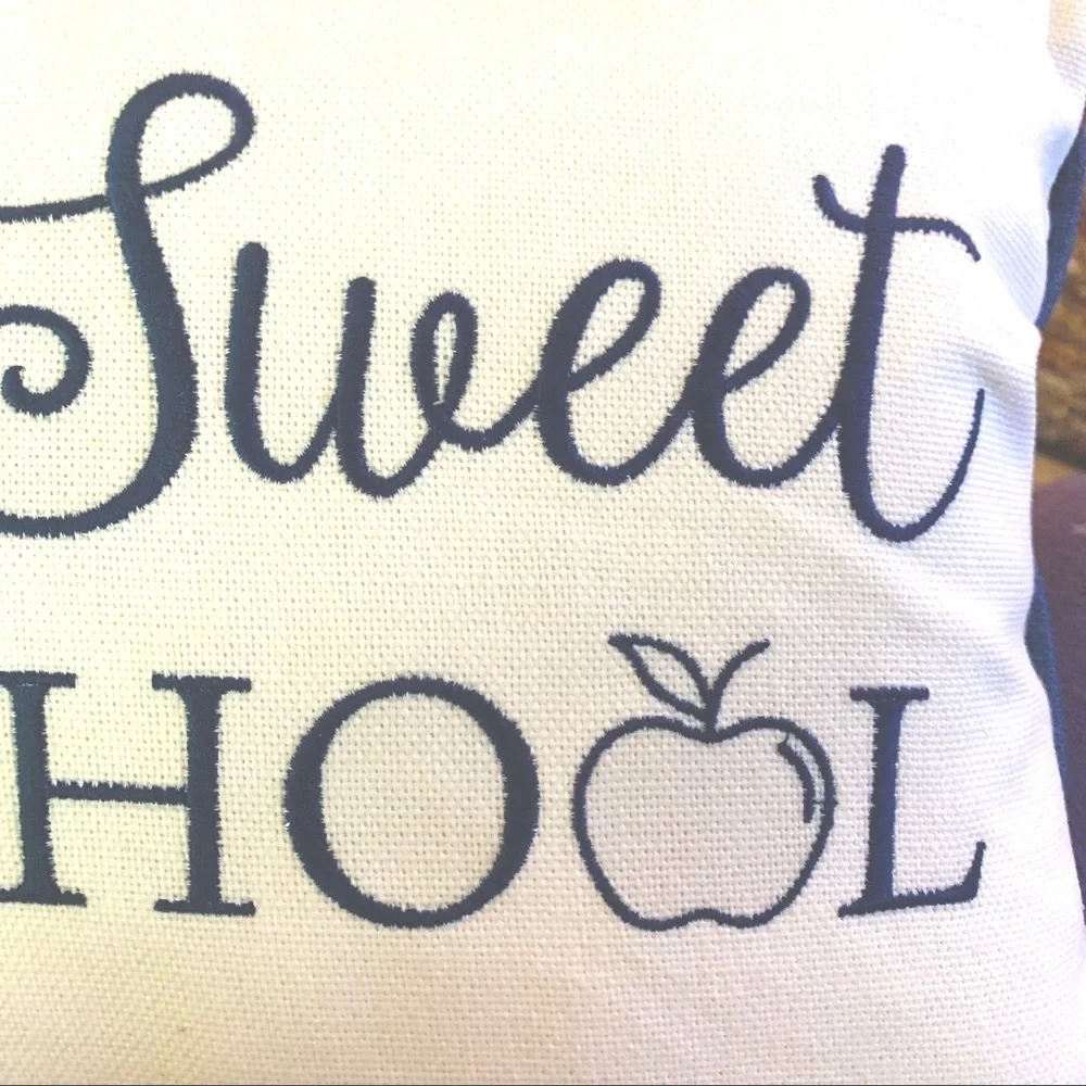 Thro Homeschool Pillow NWT Throw Pillow Home Sweet Homeschool